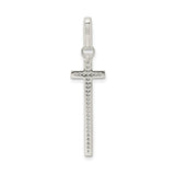 CZ Cross Charm Pendant in Real 925 Sterling Silver