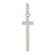 CZ Cross Charm Pendant in Real 925 Sterling Silver