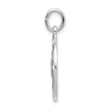 Dime Size Nuestra Sra De Guadalupe Ruega Por Nosostros Charm Pendant in Real 925 Sterling Silver
