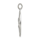 Sterling Silver Saint Christopher Medal Pendant with Navy Seal Design for Men