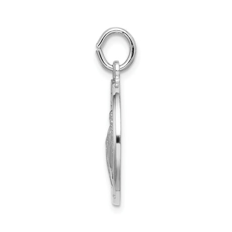 Sterling Silver Saint Jude Pendant Medallion, San Judas Tadeo Catholic Jewelry