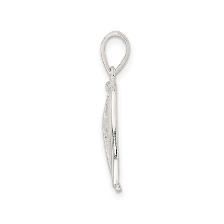 Sterling Silver Cross Pendant with Angel Wings , Spiritual Religious Jewelry for Men and Women