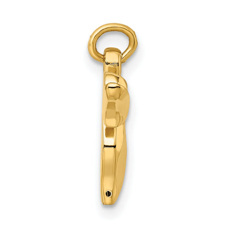 Symbol Of Life Chai In Gold Tone 925 Sterling Silver Charm Pendant in Real 925 Sterling Silver