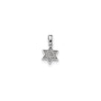 Sterling Silver Star of David Pendant with Cubic Zirconia, Jewish Symbol Jewelry for Women