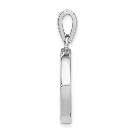Sterling Silver Star of David Pendant with Mother of Pearl Inlay, Jewish Faith Charm