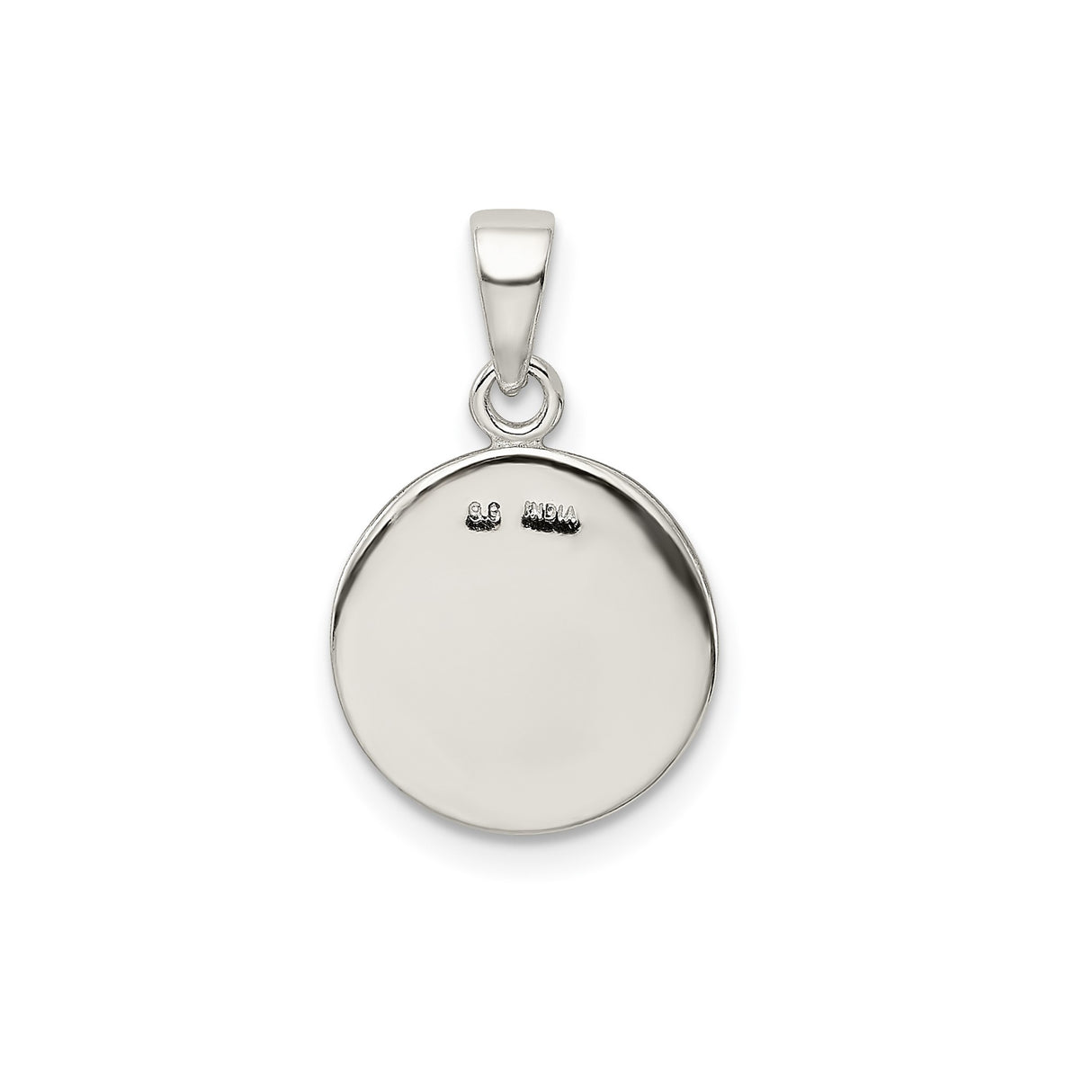 Sterling Silver Pendant with Textured Letter G Design, Lightweight Alphabet Charm for Women