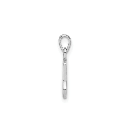 Sterling Silver Pendant Charm with Bold Boy Crazy Lettering, Flirty Text Design for Women and Teens