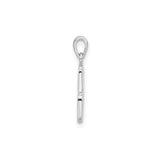 Sterling Silver IM GOOD Pendant with Bold Block Lettering, Unisex Message Charm