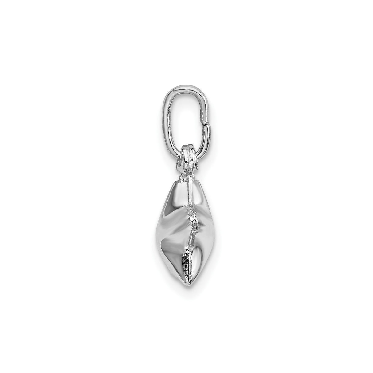 Sterling Silver Star Charm Pendant with Polished Five Point Design, Celestial Jewelry for Women or Unisex Wear