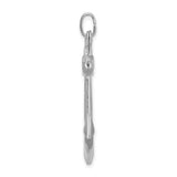Sterling Silver Anchor Pendant, Nautical Christian Charm Symbolizing Hope and Strength