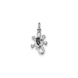 Sterling Silver Lizard Pendant with Cubic Zirconia, Spiritual Gecko Jewelry for Nature Lovers