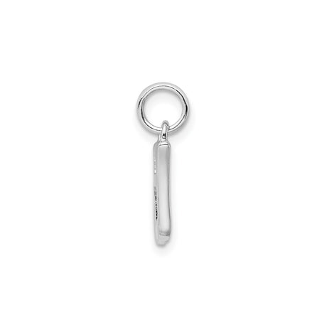 Sterling Silver Pendant, Treble Clef Music Note Charm, Artistic Symbol for Musicians
