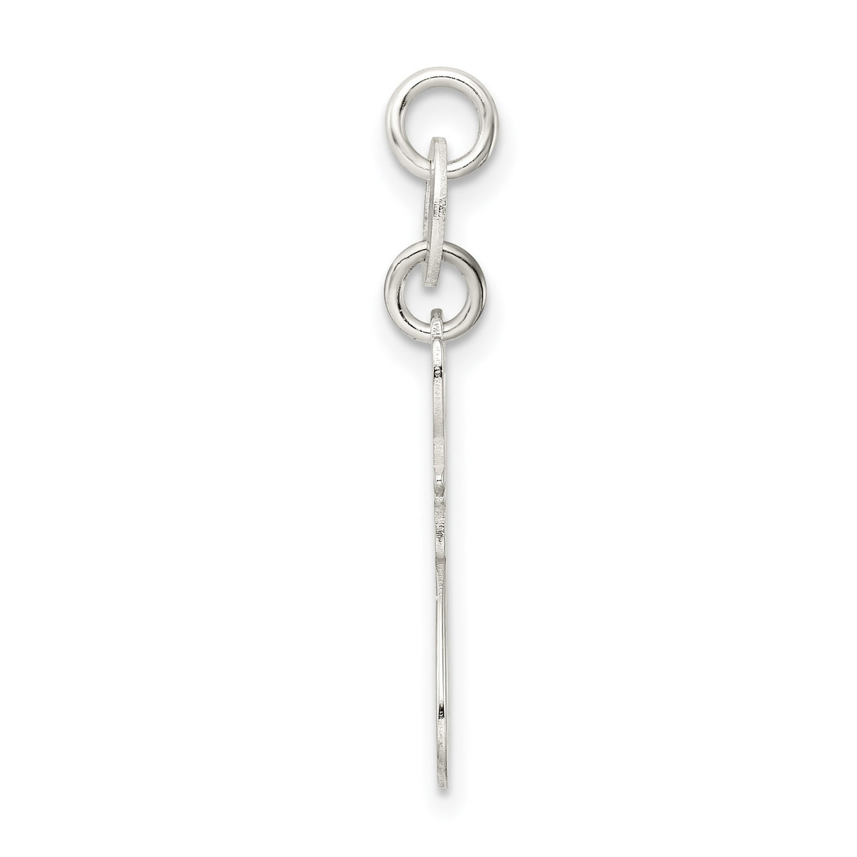 Polished Cat Charm Pendant in Real 925 Sterling Silver