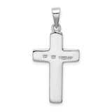 Cross Charm Pendant in Real 925 Sterling Silver