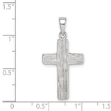 Cross Charm Pendant in Real 925 Sterling Silver