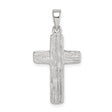 Cross Charm Pendant in Real 925 Sterling Silver