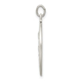 Saint Joseph Pray For Us Words Oval Charm Pendant in Real 925 Sterling Silver