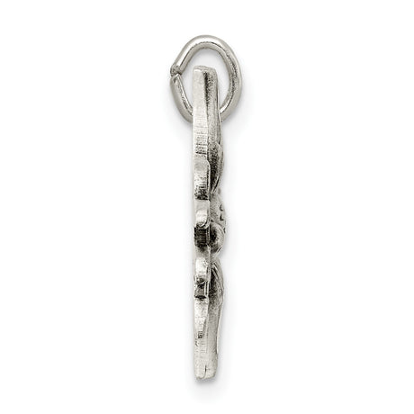 Sterling Silver Dove Pendant with Olive Branch, Symbol of Peace and Hope, Christian Jewelry