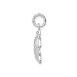 Sterling Silver Turtle Pendant with Detailed Sea Turtle Design, Ocean Jewelry for Women or Unisex