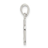 Sterling Silver Horseshoe Pendant Charm, Good Luck Talisman Jewelry for Women or Unisex Wear