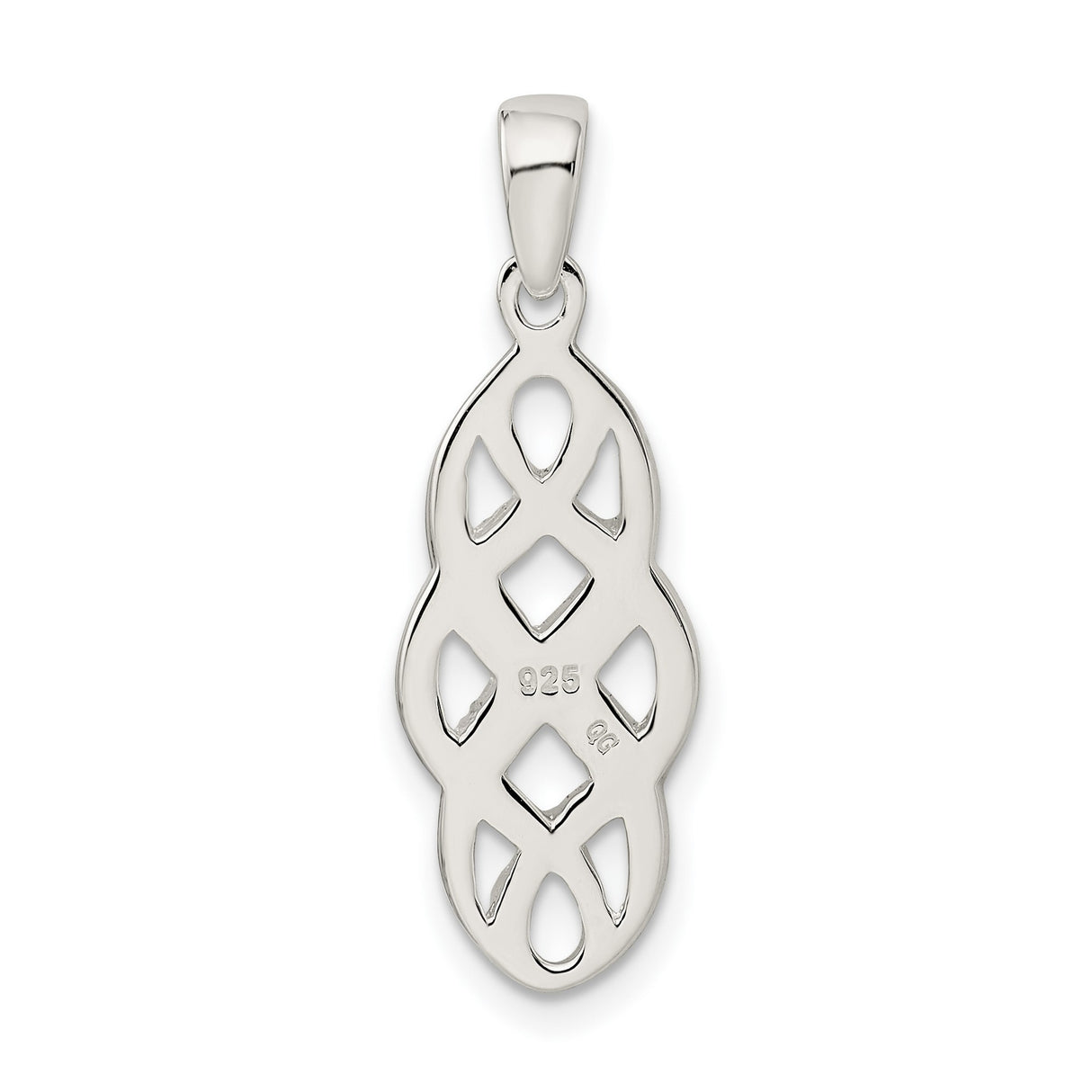 Sterling Silver Infinity Pendant with Celtic Knot Design, Symbol of Eternal Love and Unity