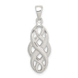 Sterling Silver Infinity Pendant with Celtic Knot Design, Symbol of Eternal Love and Unity