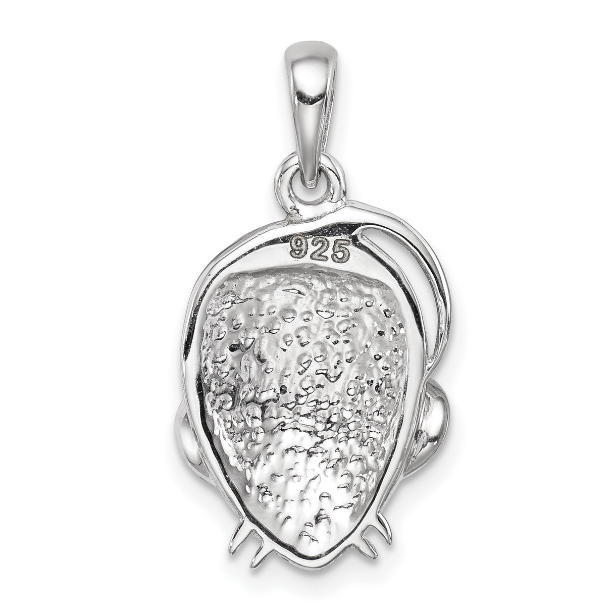 Sterling Silver Mouse Pendant with Clear and Pink Crystals, Whimsical Animal Charm