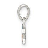 Sterling Silver Shooting Star Pendant with Rainbow Enamel Accents, Celestial Charm for Women