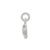 Sterling Silver Frog Pendant with Detailed Animal Totem Design, Symbol of Transformation and Good Luck