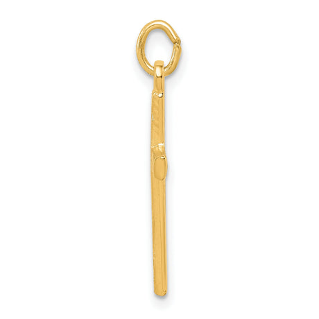 Sterling Silver Cross Pendant with Polished Matte Finish and Brushed Texture for Men and Women