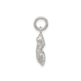 Sterling Silver Frog Pendant, Detailed Amphibian Design, Nature and Animal Totem Theme