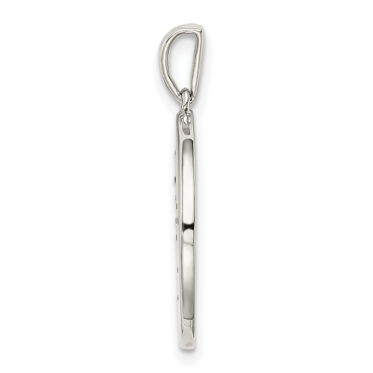 Gemini Constellation Symbol With CZ Stars Charm Pendant in Real 925 Sterling Silver