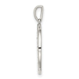Gemini Constellation Symbol With CZ Stars Charm Pendant in Real 925 Sterling Silver
