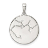 Sagittarius Constellation Symbol With CZ Stars Charm Pendant in Real 925 Sterling Silver