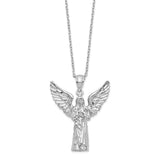Angel Ash Holder 18 inch Necklace Charm Pendant in Real 925 Sterling Silver