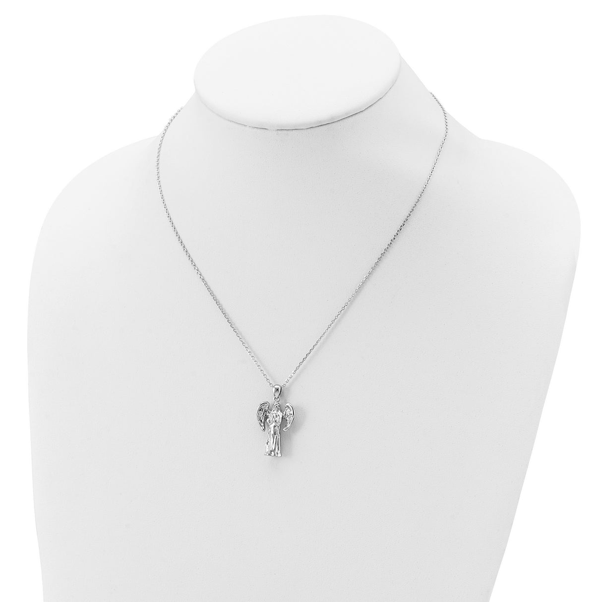 Angel Ash Holder 18 inch Necklace Charm Pendant in Real 925 Sterling Silver