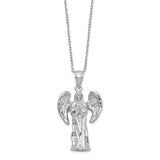 Angel Ash Holder 18 inch Necklace Charm Pendant in Real 925 Sterling Silver