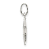 Sterling Silver Star Pendant, Diamond Cut Textured Five-Pointed Celestial Charm for Women or Unisex Wear
