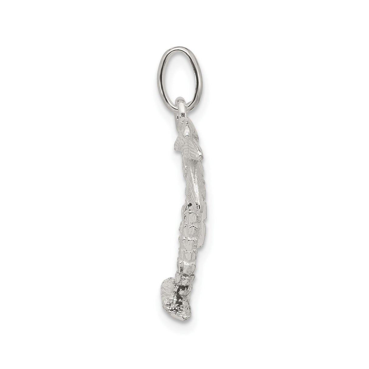 Sterling Silver Palm Tree Pendant, Tropical Beach Charm for Women