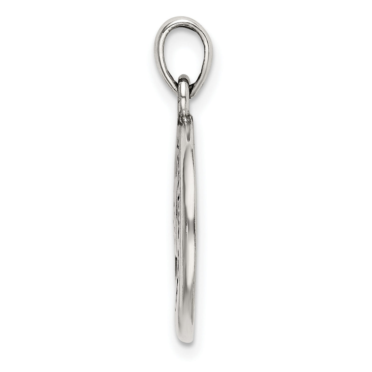 Sterling Silver Pendant with Moon and Star Design, Sentimental Celestial Jewelry for Women or Unisex