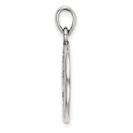 Sterling Silver Pendant with Moon and Star Design, Sentimental Celestial Jewelry for Women or Unisex
