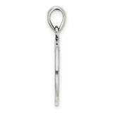 Sterling Silver Moon Pendant with Crescent and Star Cutouts, Love Message, Celestial Theme for Women