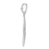 Sterling Silver Star Pendant, Three-Dimensional Five-Point Design, Minimalist Celestial Charm