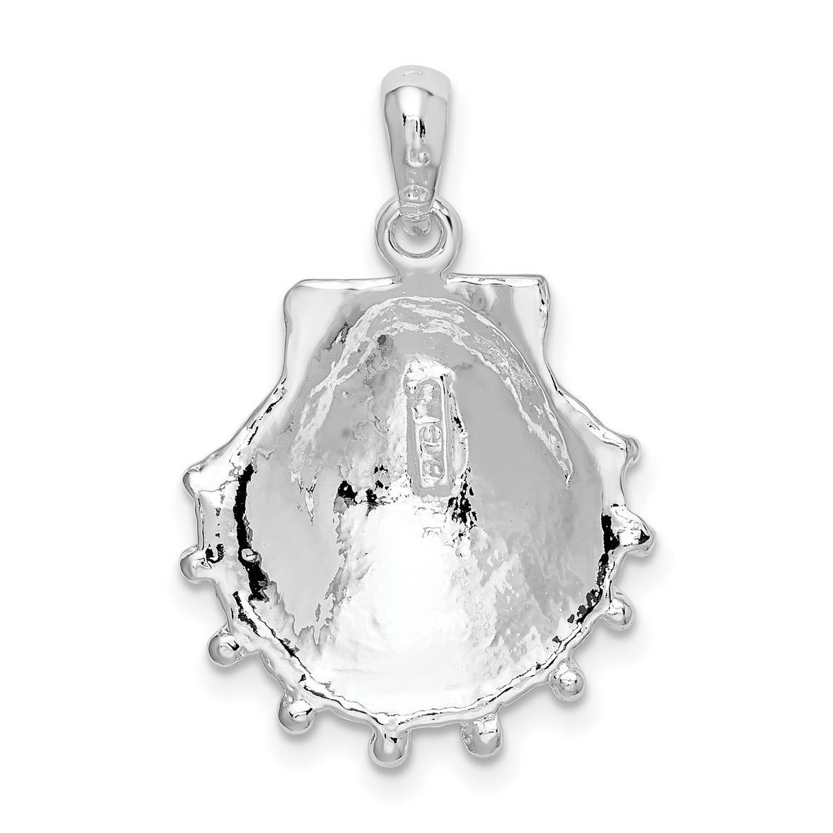 Sterling Silver Scallop Shell Pendant, Camino de Santiago Coastal Christian Travel Charm