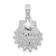 Sterling Silver Scallop Shell Pendant, Camino de Santiago Spiritual Travel Charm for Women