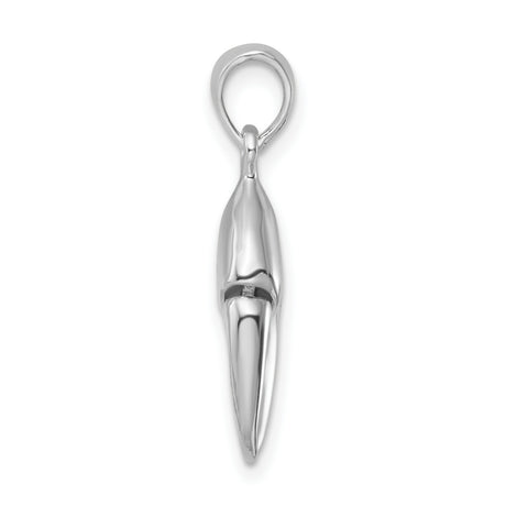 Sterling Silver Lobster Claw Pendant, Realistic Marine Animal Design, Nautical Theme Unisex Jewelry