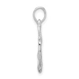 Sterling Silver Anchor Pendant with Rope Detail, Nautical Maritime Theme for Men or Women