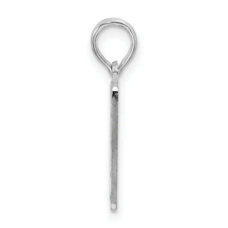Sterling Silver Pendant with Key West Mile 0 Design, Travel-Inspired Florida Souvenir Charm