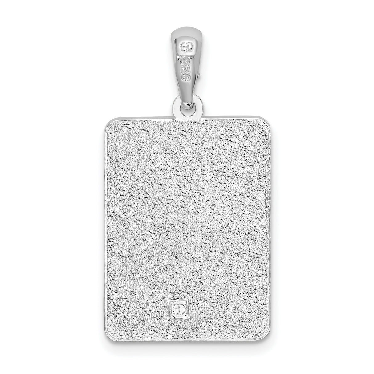 Sterling Silver Key West Mile 0 Road Sign Pendant, Coastal Travel Charm for Men or Women