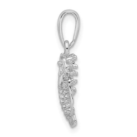Sterling Silver Lobster Pendant, Nautical Ocean Charm, Marine Sea Life Jewelry